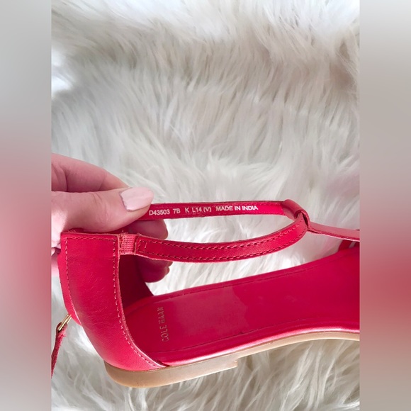 Cole HAAN leather sandals in 🍎 red size :7B - Picture 12 of 12